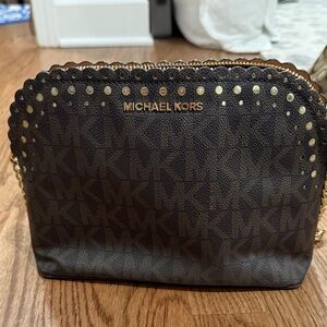 Michael Kors Dark Brown Crossbody Bag